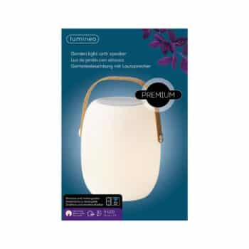 Stolová LED lampa 895196 reproduktor, teplá biela