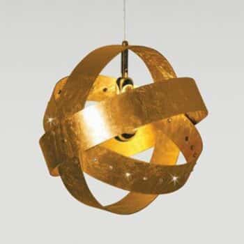 Knikerboker Ecliptika pozlátená závesná lampa 40cm - Image 3