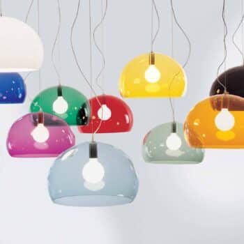 Kartell FL/Y – závesné LED svietidlo, belasá