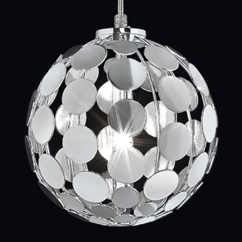 Závesná lampa Sfera v chróme 20 cm - Image 3