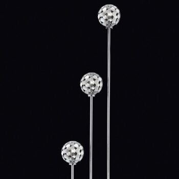 Troj-plameňová stojaca lampa Sfera číra - Image 4