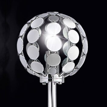 Nástenné svietidlo Sfera, držiak červený, 115 cm - Image 2