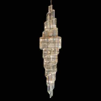 Závesná lampa Cristalli číra 245 cm vysoká - Image 2
