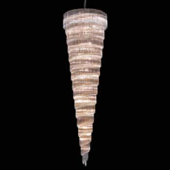 Závesná lampa Cristalli číra 300 cm vysoká - Image 2