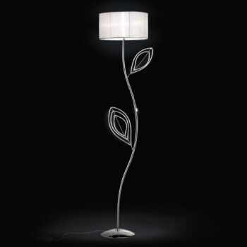 Stojaca lampa Girasole s textilným tienidlom - Image 3