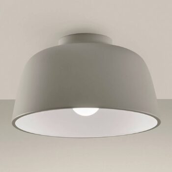LEDS-C4 Miso stropné svetlo Ø 28,5cm kameňová sivá