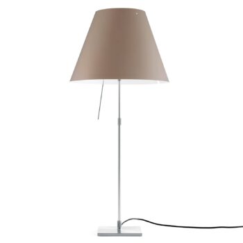 Luceplan Costanza stolová lampa D13 hliník/nugát