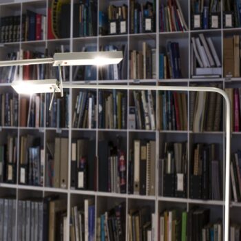 LED lampa na písací stôl Ninety podstavec biely - Image 2