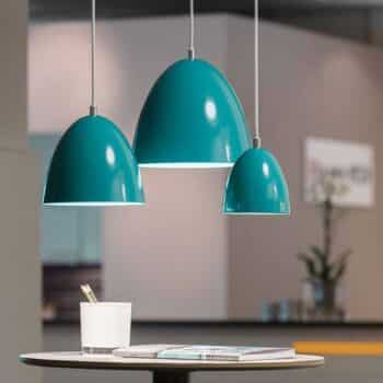 Závesné LED svietidlo Eas Ø 24 cm 3000K, tyrkysové - Image 2