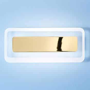 Nástenné LED svietidlo Antille zlaté 31,4 cm