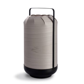 LZF Chou Tall stolná lampa stmievateľná, sivá