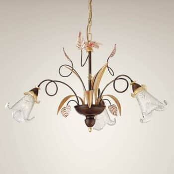 Kvetinová závesná lampa Giuseppe 3-pl. - Image 2