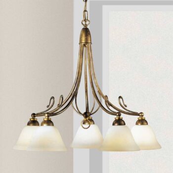 Závesná lampa Antonio, 5-plameňová - Image 4