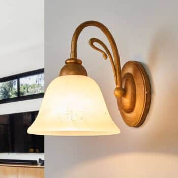 Nástenná lampa Antonio, visiace tienidlo 1 svetlo
