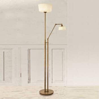 Stojaca lampa Alessio s ramenom na čítanie - Image 2