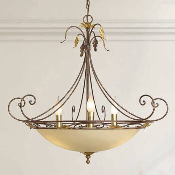 Závesná lampa Damiano, 6-plameňová - Image 2
