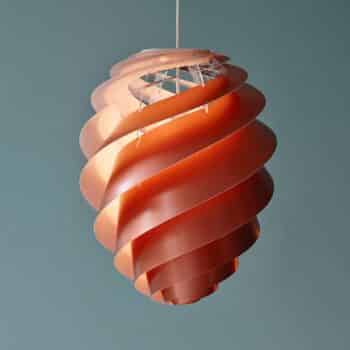 LE KLINT Swirl 2 Medium – závesná lampa, meď - Image 3