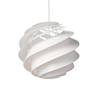 LE KLINT Swirl 3 Medium – závesná lampa v bielej - Image 4