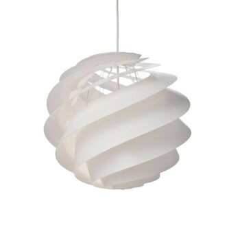 LE KLINT Swirl 3 Medium – závesná lampa v bielej - Image 3