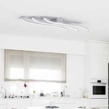 Stropné LED svietidlo Largo 3-pl. 83 cm hliník - Image 4