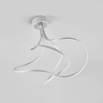 Stropné LED svietidlo Lungo, hliníkové výška 42 cm - Image 4