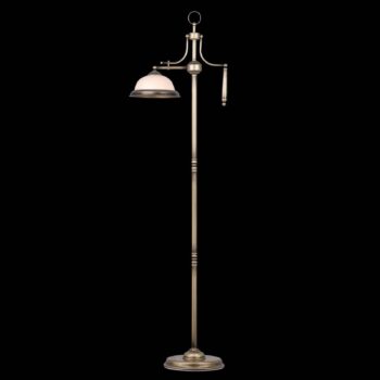Stojaca lampa Torio starožitný dizajn ručná maľba