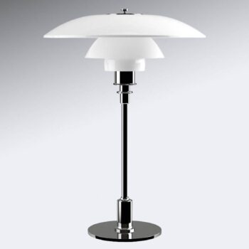 Louis Poulsen PH 3 1/2-2 1/2 stolná lampa, chróm - Image 2