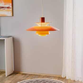 Louis Poulsen PH 5 závesná lampa, oranžová - Image 2