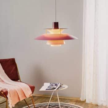 Louis Poulsen PH 5 závesná lampa, ružová - Image 2