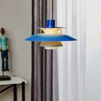 Louis Poulsen PH 5 Mini – závesná lampa, modrá - Image 2