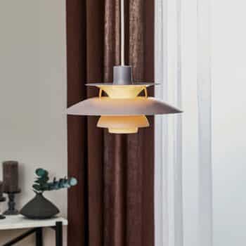 Louis Poulsen PH 5 Mini – závesná lampa, sivá - Image 2