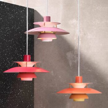 Louis Poulsen PH 5 Mini – závesná lampa, červená - Image 2