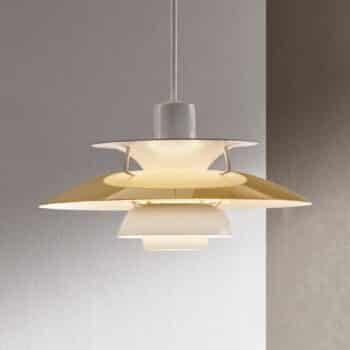 Louis Poulsen PH 5 Mini mosadzná lampa, Ø 30 cm - Image 3