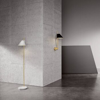 Louis Poulsen stojaca lampa mramor Yuh Brass biela - Image 2