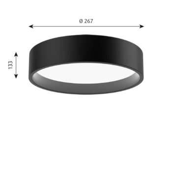 Louis Poulsen LP Circle stropné, Ø 26,7 cm čierne - Image 2