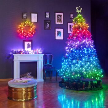 Svetelná reťaz Twinkly RGB, čierna, 600 zdr., 48m - Image 2