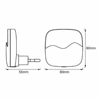 LEDVANCE Lunetta Wave nočná LED, senzor - Image 2