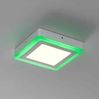 LEDVANCE LED Color+white square stropná lampa 20cm