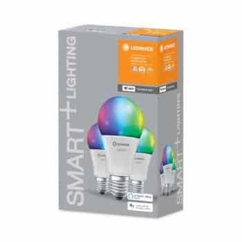 LEDVANCE SMART+ WiFi E27 9W Classic RGBW 3 kusy