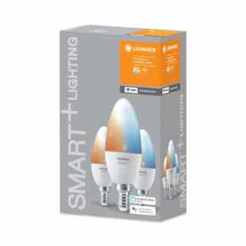 LEDVANCE SMART+ WiFi E14 5W sviečka 2700-6500K 3ks