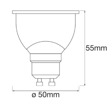 LEDVANCE SMART+ WiFi GU10 reflektor 4,9W 45° RGBW - Image 2