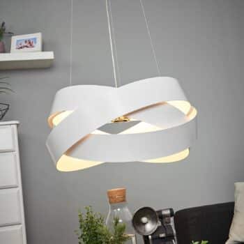 Závesná lampa Pura v bielej, objímka G9 - Image 3