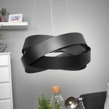 Závesná lampa Pura v čiernej - Image 4