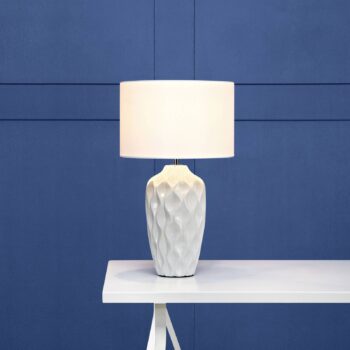 Stolná lampa Angela, biela - Image 2
