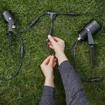 Garden 24 LED spotlight, čierna, 6 wattové - Image 2