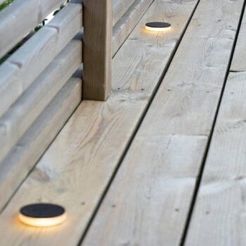 Garden 24 Decklight čierna 3 W bočné Ø 6 cm - Image 2