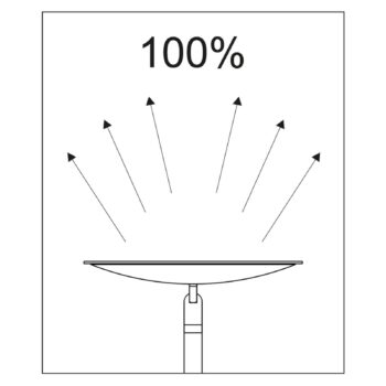 Stojaca LED lampa MAULsphere, čierna - Image 2