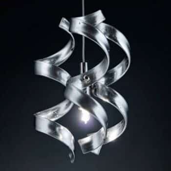 Závesná lampa Silver jedno-plameňová