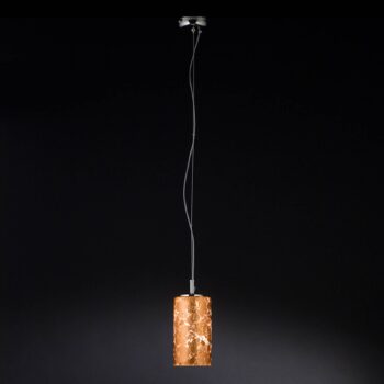 Závesná lampa Brick-s lístkovou meďou