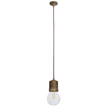 Závesná lampa Orti 1-plameňová antikizovaná mosadz - Image 2